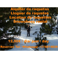 Alquiler de raquetas de nieve 