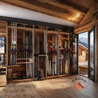 Custom ski storage